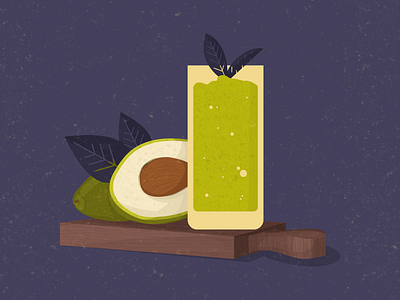 AVOCADO art avocado brush drawing digital painting illustration texture vector