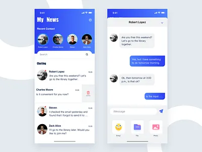 #UI020 communication interface ui