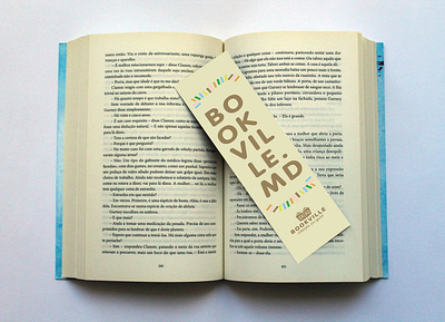 Bookville.Md Bookmarker Design By Cromatix 2018 autumn book brand branding chisinau cover creative cromatix cromatix creative image lab cromatixlab design identity illustration image lab lettering logo moldova typography