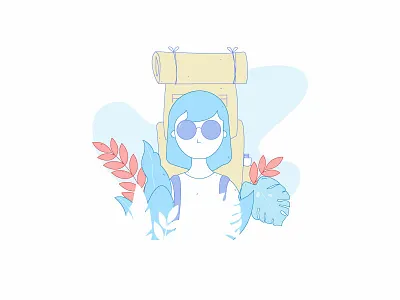 Travel-inspired illustration 1 illustration travel visual design