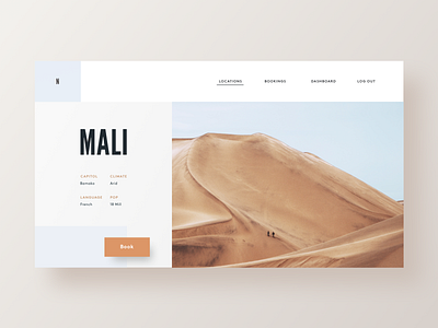 Mali africa arid desert editorial landing magazine minimalistic peach splash tone tourism