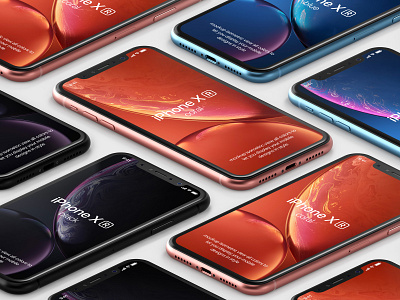 Free iPhone XR Psd Mockup iphone x mockup iphone xr iphone xr mockup mockup psd