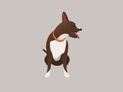 Nike dog illustration pet puppy rescue texture