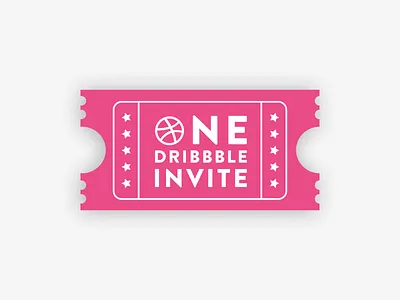 One dribbble invite ! invite invite giveaway