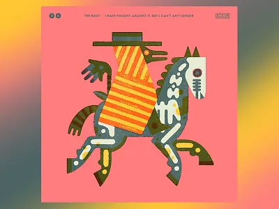 10x18 No. 6 - The Body album album art album artwork design drawing illustration