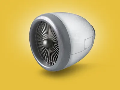 Jet Engine 3Dicon 3d 3dicon engine icon jet