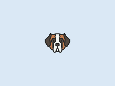 Saint Bernard animal animal art branding breeds cute design dog dog icon dog illustration face fido illustration k9 logo pet puppy saint bernard vector