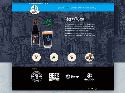 Cerveja Tormenta beer web design wordpress