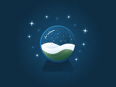 S N O W G L O B E S design glass glassy globe graphic design illustration illustrator snow snow flakes snow globe snowglobe vector winter