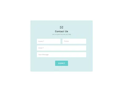 Daily Ui 028 Contact Us contact us dailyui dailyui 028 ui