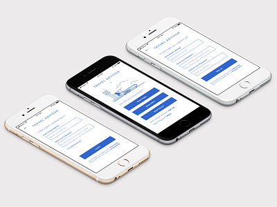 Travel Advisor App Sign In Screens app branding design minimal type typography ui ux