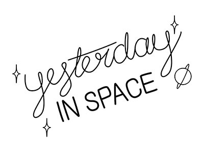 Yesterday In Space logo branding icon logo type typography