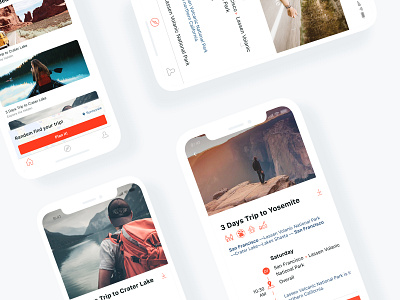 Tricep - Travel App mobile ui design sketch travel app