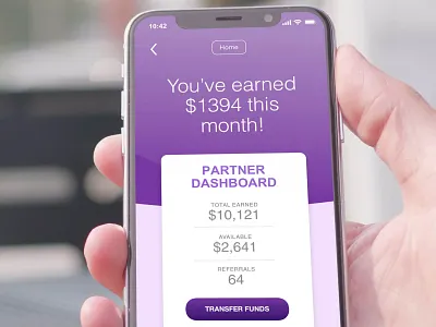 Referral Partner Dashboard Overview dashboard dashboard ui design illustration ios ui user interface ux