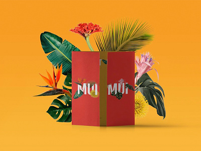 Mui Mui Menu bright color editorial jungle menu menu design natural restaurant restaurante tropical typography