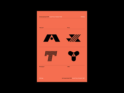 Race Team Logos Collection branding concept coral creative design flat futura grid icon layout lettering logo mark minimal print simple symbol typography
