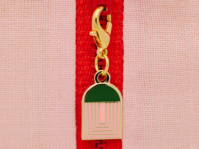 Geo Charm - Arch arch charm design enamel pin illustration photography vector