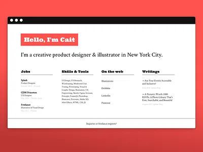 New Landing Page clean designer landing page website