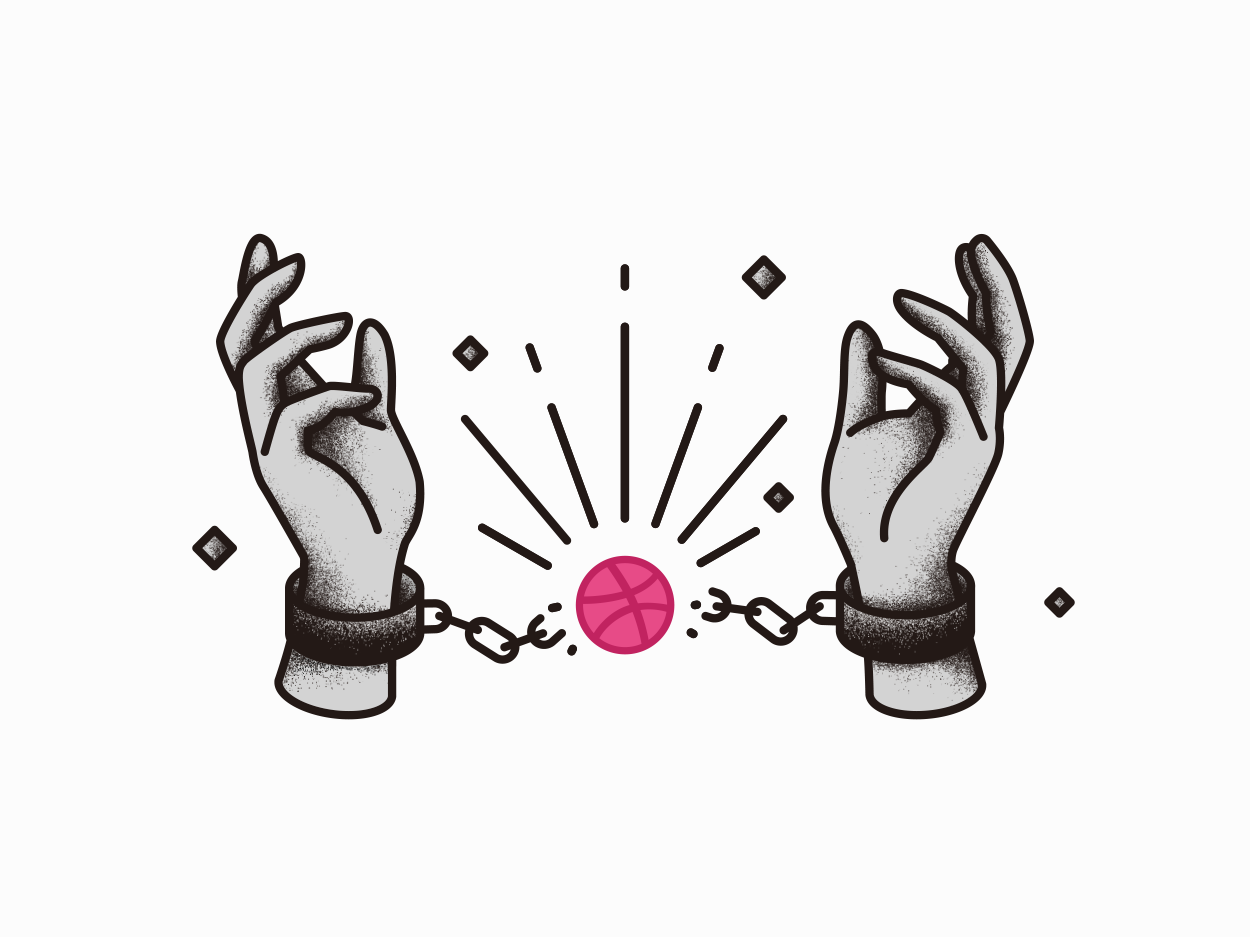 Example of Hello, Dribbble