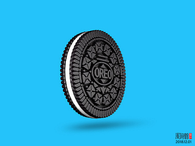 OREO 3d art illustration