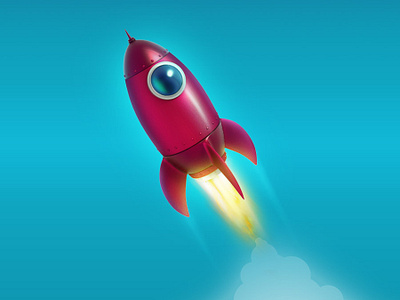 Rocket 3Dicon 3d 3dicon icon illustration rocket rocket launch