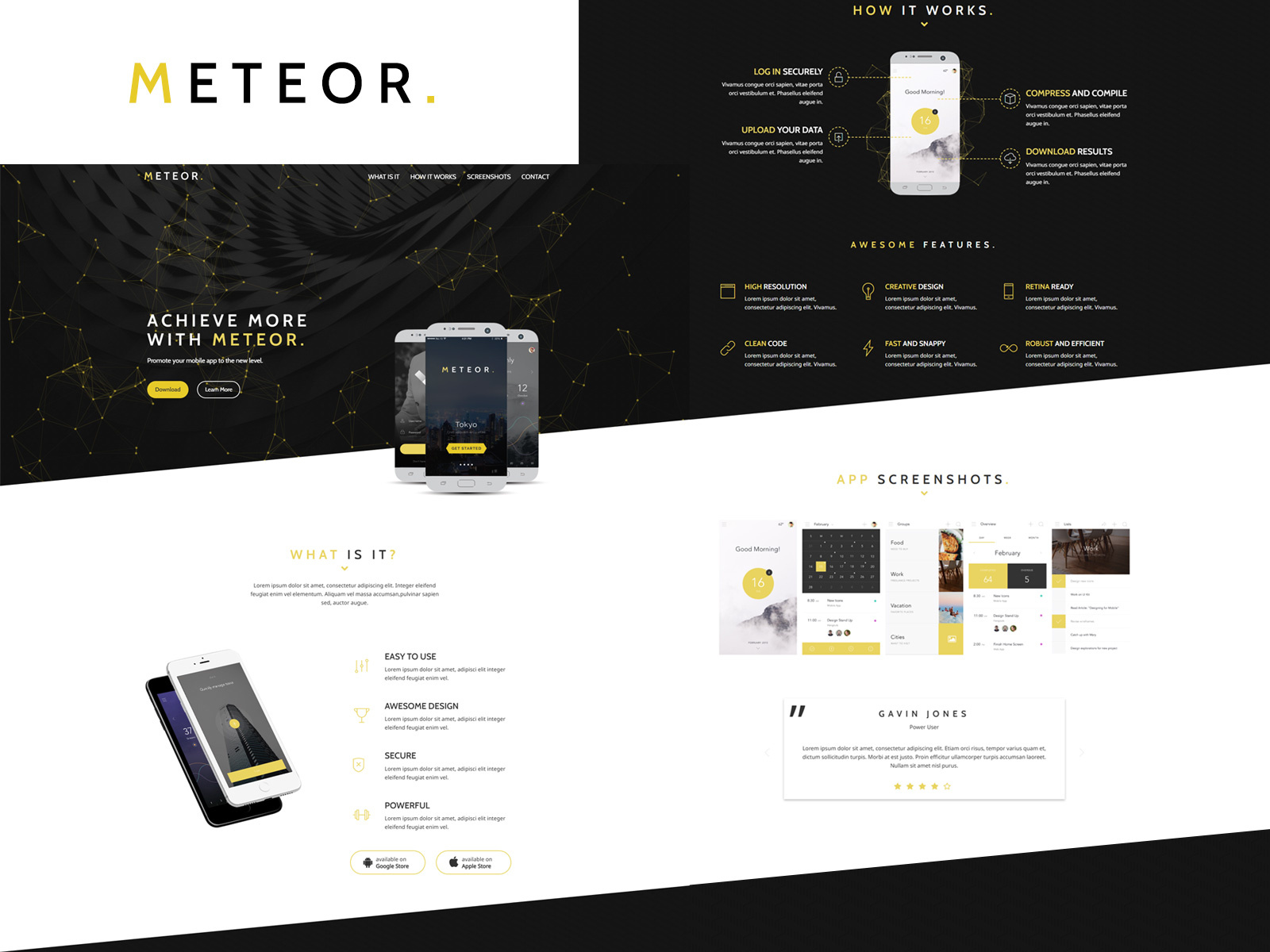 Example of Clean Modern Website Design