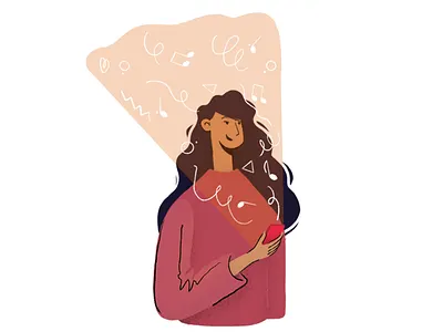 Music vibes 2d charachter custom design digitalart draw drawing illustracion iphone game music weekend