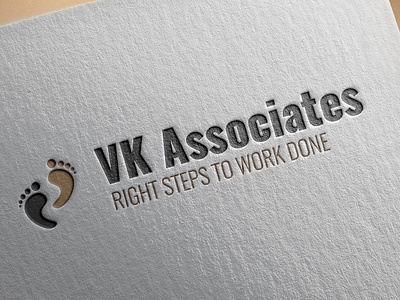 VK Associates design graphic icon identity illustration lettering logo typography vector