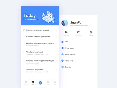 Time management class APP
