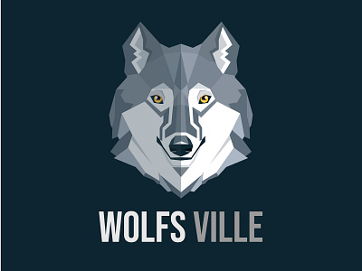Wolfs Ville branding branding design branding identity branding identity design graphic design illustrator logo logo design logo design branding photoshop typography vector