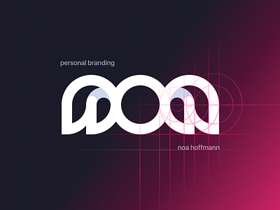 My Logo + Grid debut geometric grid logo personal branding