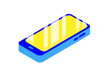 Phone Isometric adobe ilustrator illustration isometric