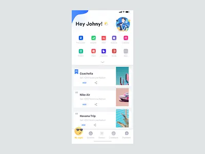 Home hub animation app cards clean dashboard design home illustration interaction interface ios iphone johnyvino logo mobile principle profile ui ux web