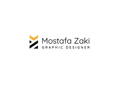 Mostafa Zaki - Personal Logo branding design flat gold logo logo design personal branding