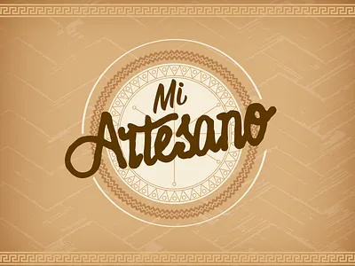 Mi Artesano Branding branding branding design circle logo color design typography vector