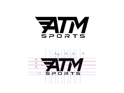 Sports Logo Design branding geometic logo logo design minimal speed logo sports logo type logo typography.