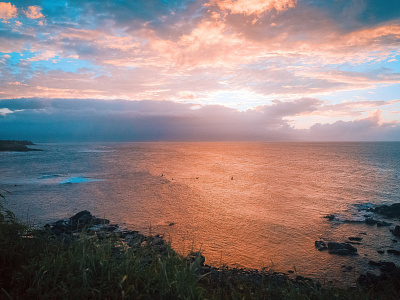 Blue And Orange Sky Over Water animation branding branding design design icon illustration landing page landing page design logo photoshop tour travel agency travel blog typography ui ux web web deisgn wordpress wordpress design