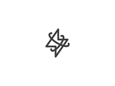 Lightning Logo atom bolt brand charge icon infinite ion lightning line logo mark molecule outline