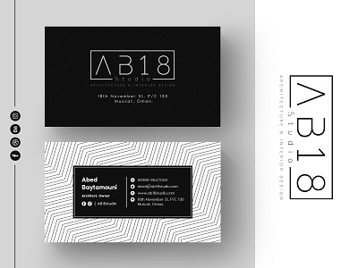 Pattern Business Card Design | MUUDY branding business card business card mockup daily challange design illustration minimal branding modern pattern vector