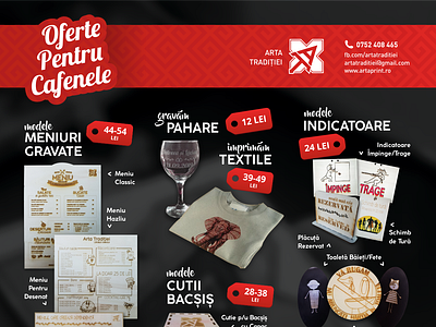 Newsletter Design - Arta Tradiției branding graphic design