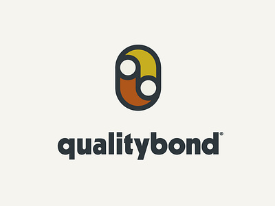 Qualitybond Logo branding design graphic design icon industrial logo vintage