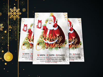 Christmas Flyer design best flyer design brand christmasflyer clean creative design flyer fresh design