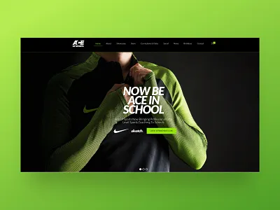 Daily UI - Day 07 brand branding clean development football kids logo minimal mobile modern school sketch soccer ui ux web webdesign website wordpress