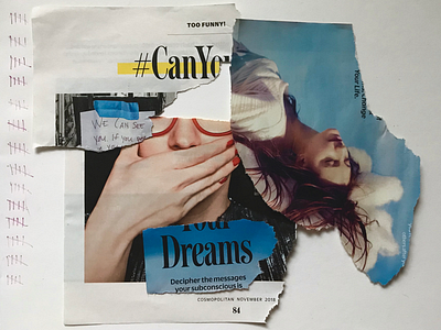Dreaming art artist artwork collage design graphic photo photography portrait