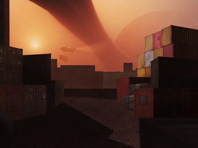 Suburbs - Blade Runner 2049 academy artwork blade runner 2049 compositing concept art photoshop project suburbs