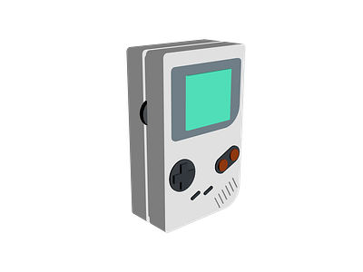 classic game boy c4d