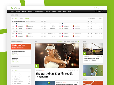 neTennis interface design design agency interaction interface design ui ux uxresearch web design web site