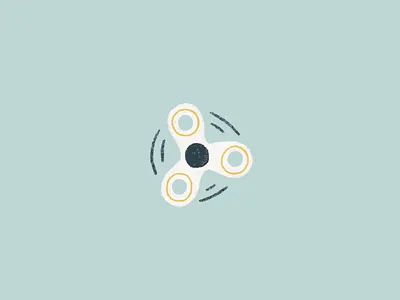 fidget spinner illustration drawing fidget spinner illustration
