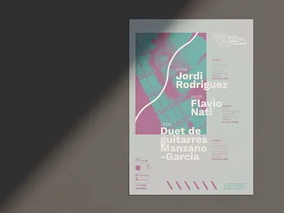 Festival Guitarra Girona Poster affiche music artwork music festival music poster poster poster art