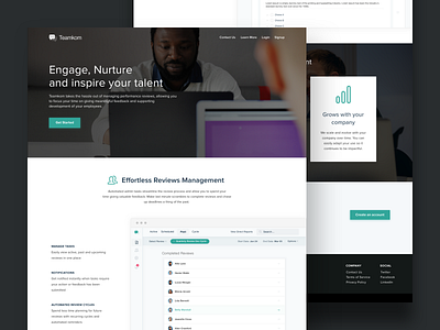 Product Landing Page product design ui ux web